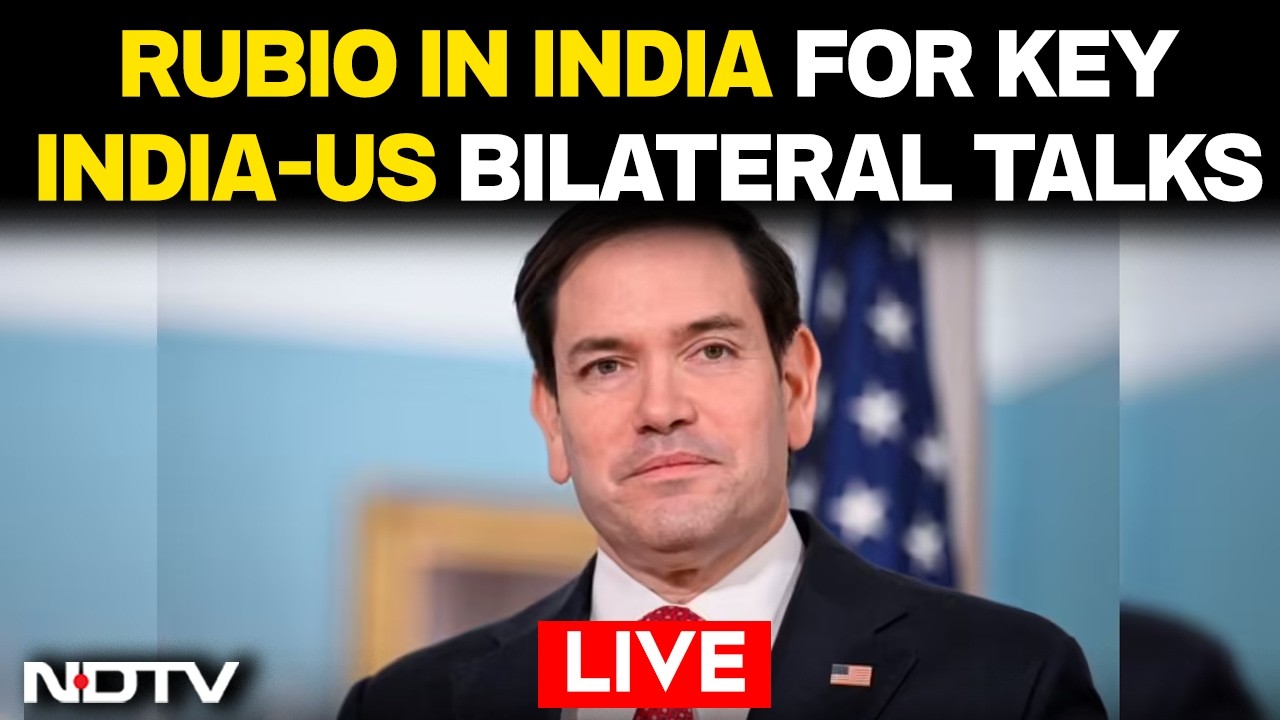 Marco Rubio In India LIVE | Marco Rubio India Visit | India US Trade Talks