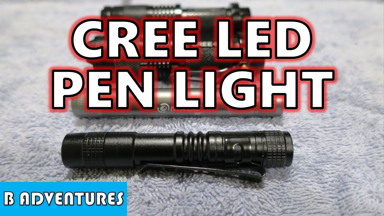 CREE LED Q5 Pen Light (Perman XPE-R3) Travel & EDC