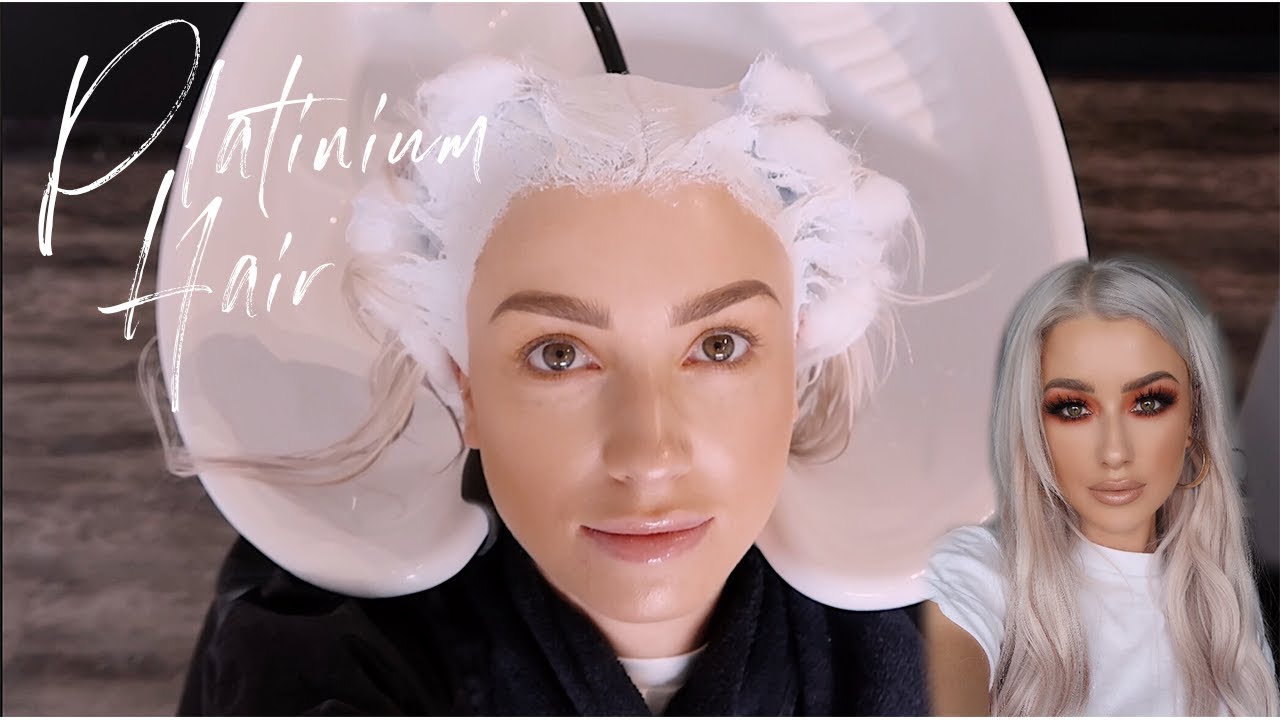 HOW I DYE MY HAIR PLATINUM | HAIR VLOG | lolaliner