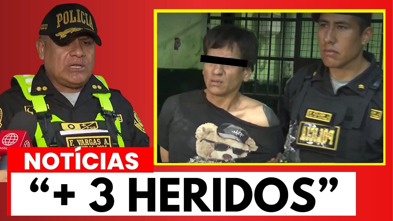 🛑¡DISPARÓ A 2 MENORES!: PNP Captura al CRIMINAL en Antares