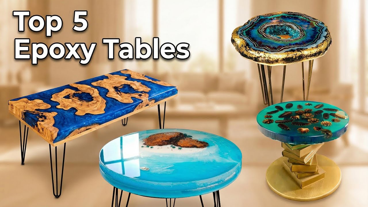 5 Incredible Resin Tables Made in a Home Garage 🤯