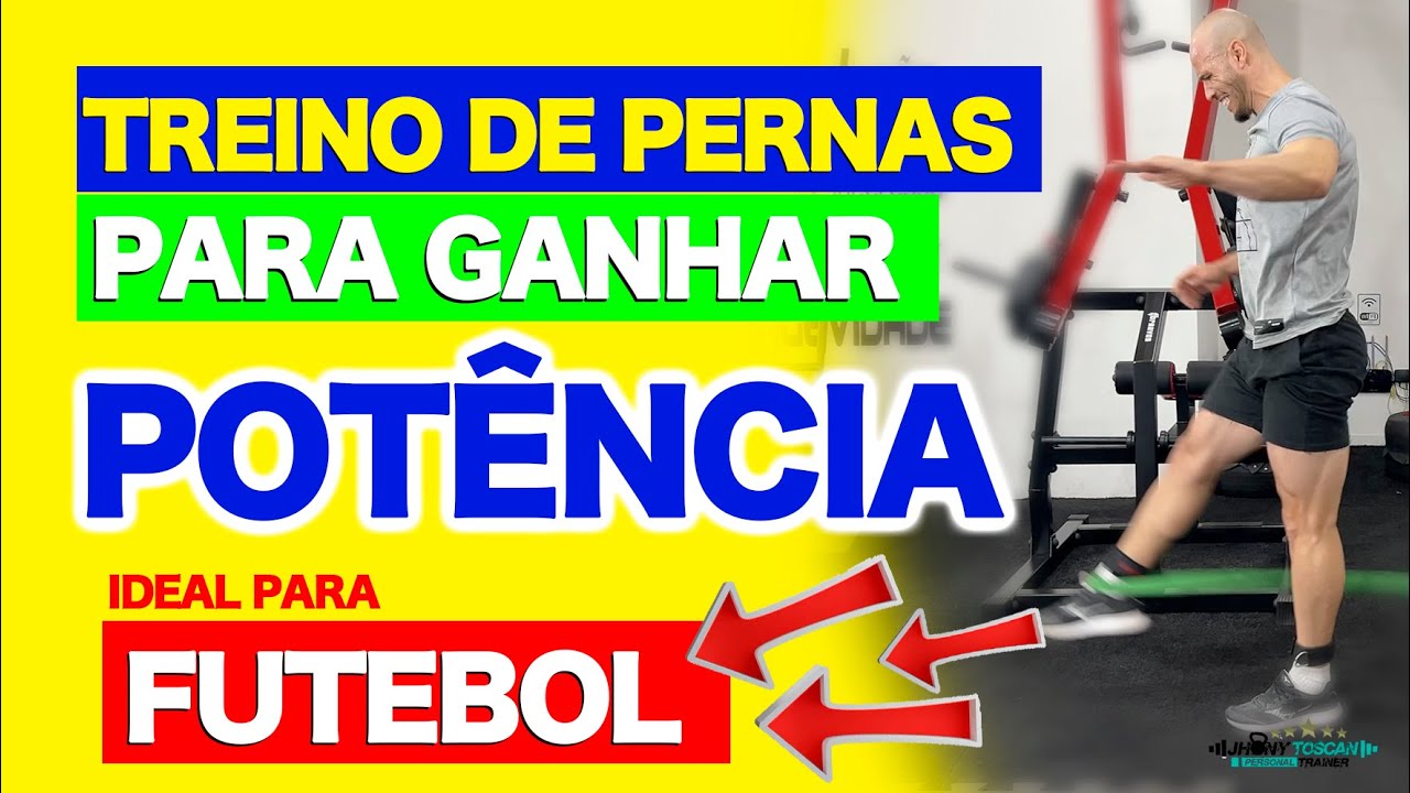 TREINO DE PERNAS para FUTEBOL E ESPORTES. ( Foco em performance)
