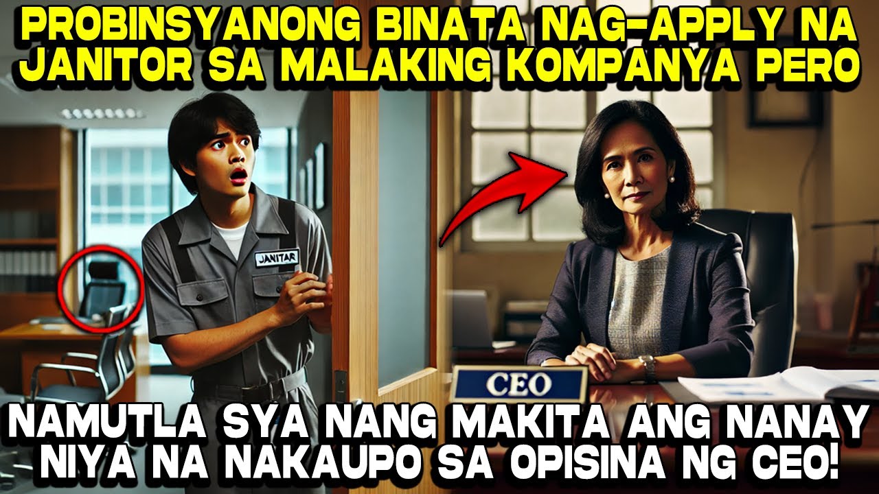 Probinsyanong Binata nag-apply na Janitor sa Malaking Kompanya, Pero...