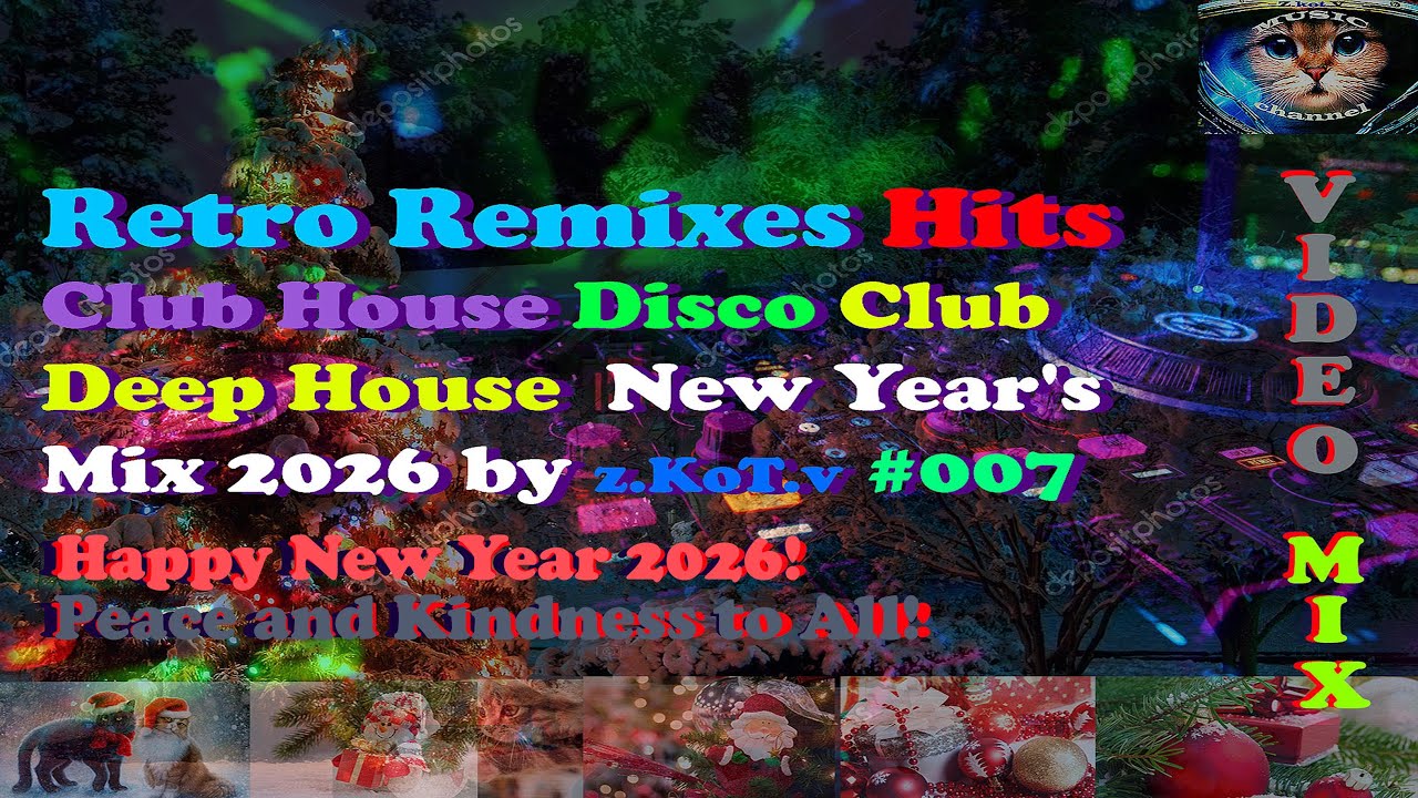 Retro Remixes & Hits | Vocal Club House | Disco |  New Year's Video Mix 2026 by z.KoT.v 