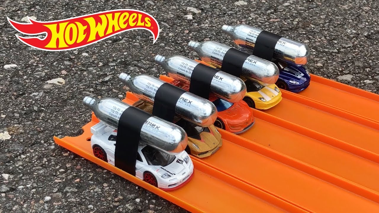HOT WHEELS CARTRIDGE POWERED RACE !!
