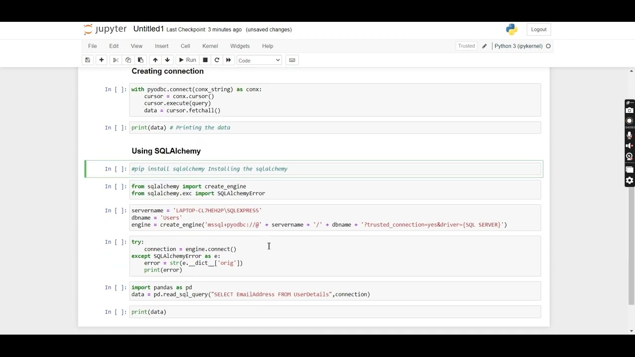 SQL Alchemy