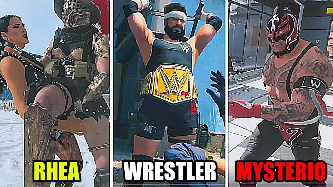 ALL WWE Wrestlers Finishing Moves in Call of Duty: MW3