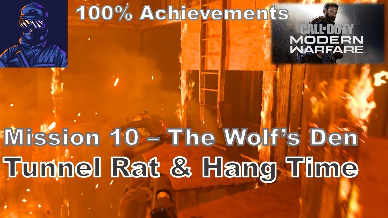 CoD Modern Warfare 2019: Mission 10 - The Wolf's Den (100% Achievement/Trophy Guide)