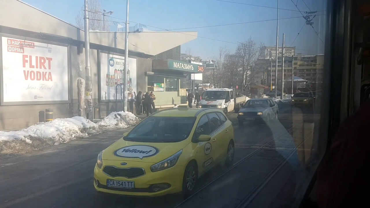 София Трамвай- Линия 11 кв. Илиянци- кв. Княжево | Sofia tram- Line11 with Tatra T4D Part 3