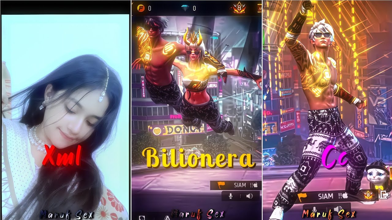  BILIONERA 🔥🤡| FF DUO TREND | XML + CLIP + CC 🤍 | NEW TREND 💖💫 | FF EDIT &lrm;‪@Maruf_Efx