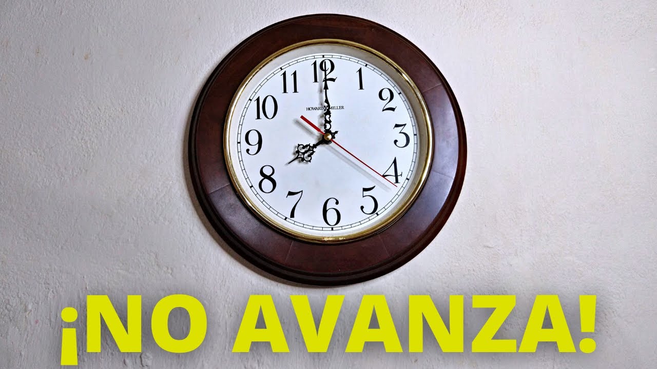 RELOJ DE PARED NO AVANZA (SOLUCIÓN)