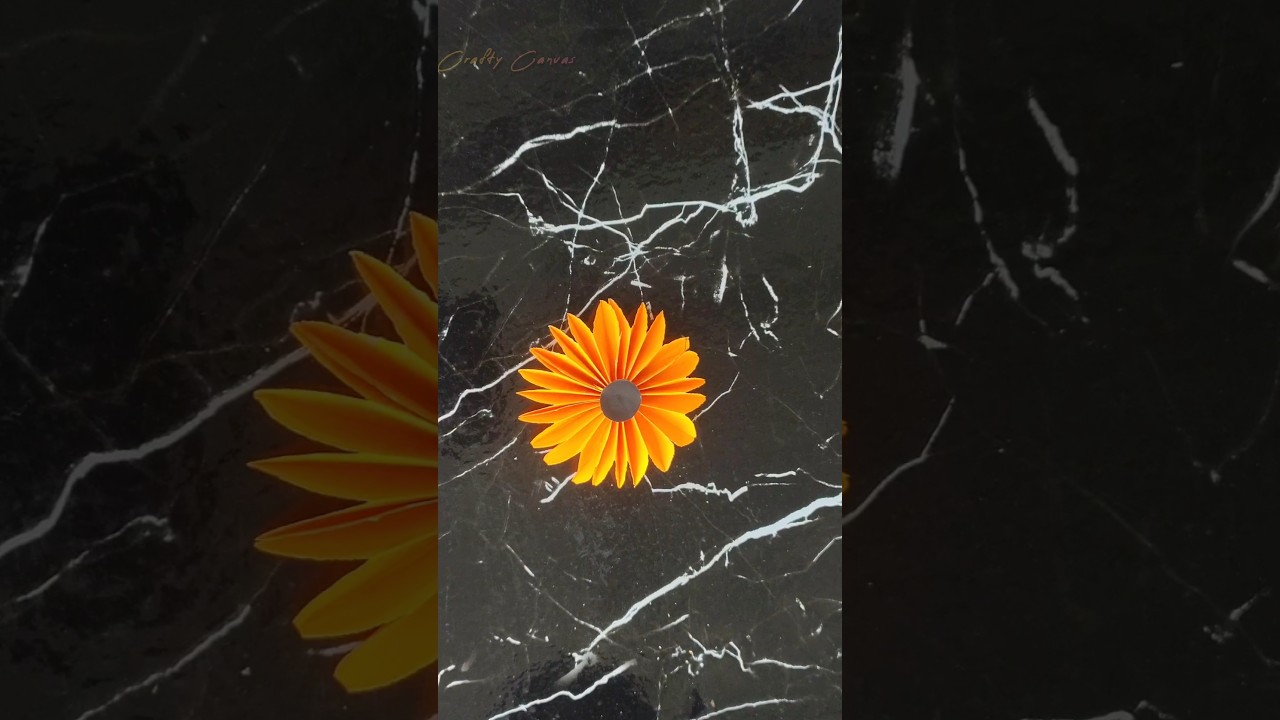 Easy paper Sunflower craft🌻🌻❤️