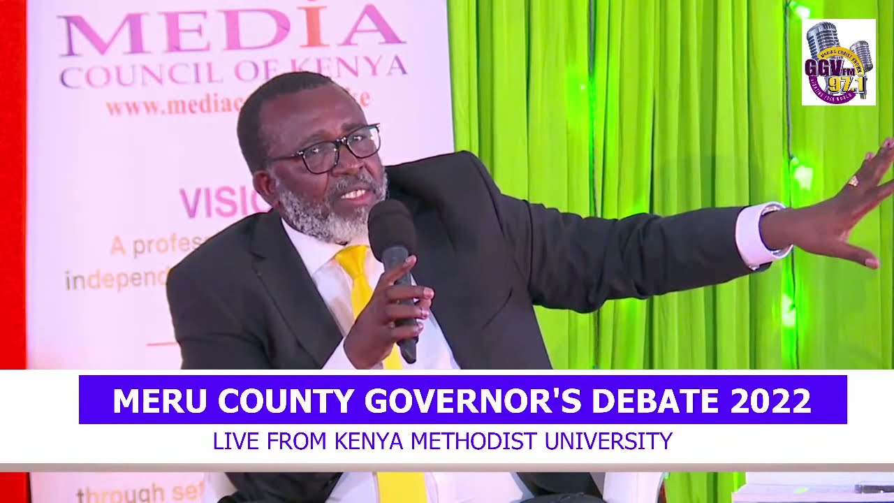 MERU COUNTY GOVERNOR'S DEBATE 2022