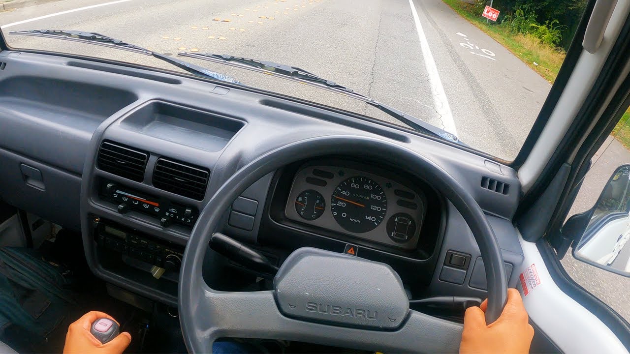 1992 Subaru Sambar Kei Truck — POV Drive
