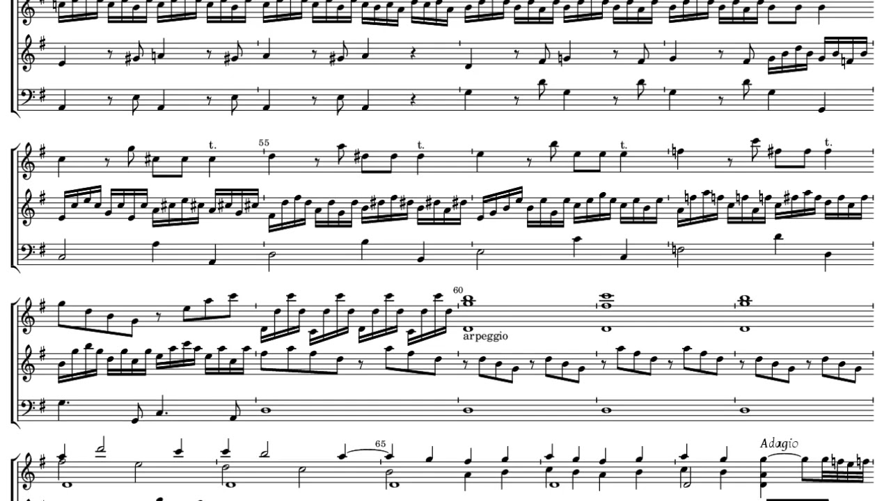 Giuseppe Antonio Brescianello Concerto Secondo a tre