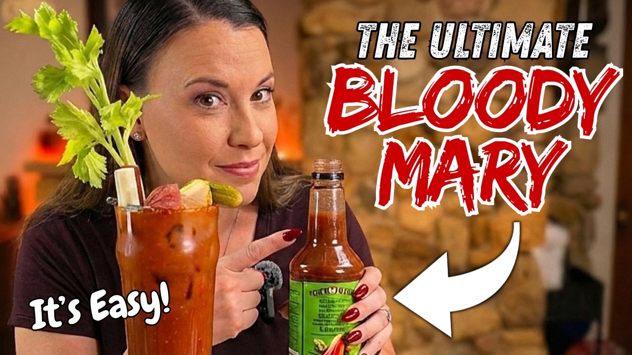 The ULTIMATE Bloody Mary Cocktail Recipe | HOW TO MAKE