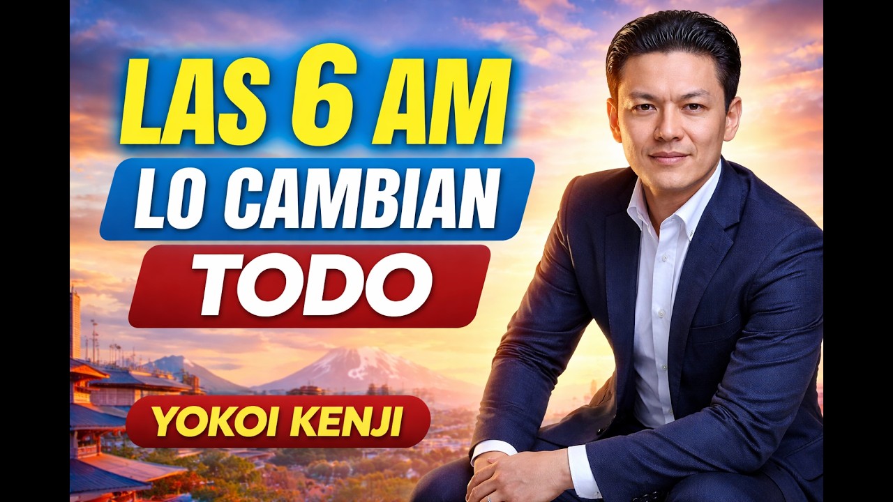 La Rutina 6 AM de los Japoneses Exitosos | Disciplina y Hábitos Según Yokoi Kenji