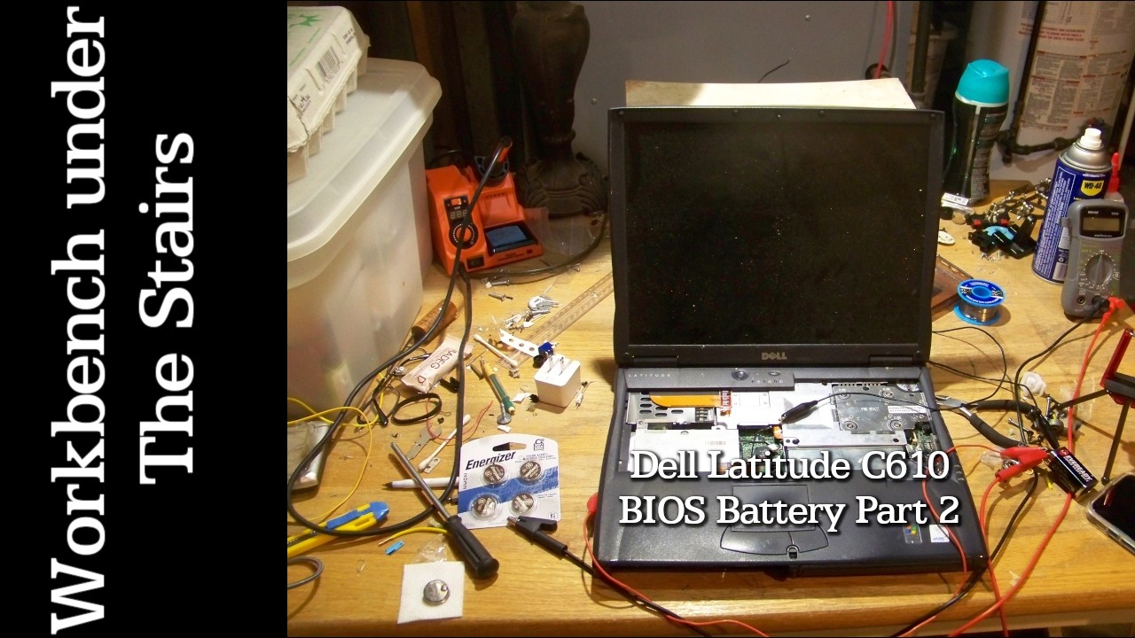 Workbench Under The Stairs: Dell Latitude C 610 Part 2