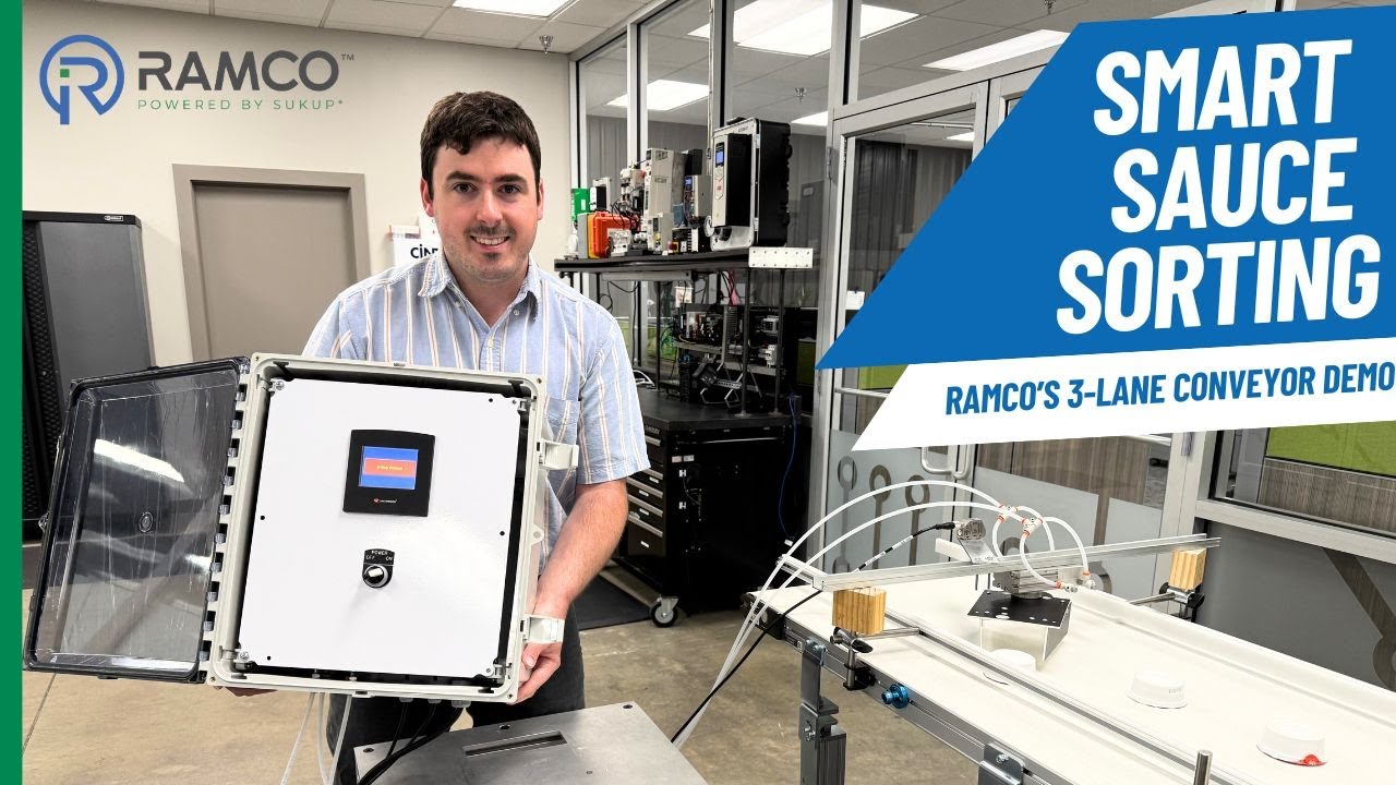 Smart Sauce Sorting: Ramco&rsquo;s 3-Lane Conveyor Demo