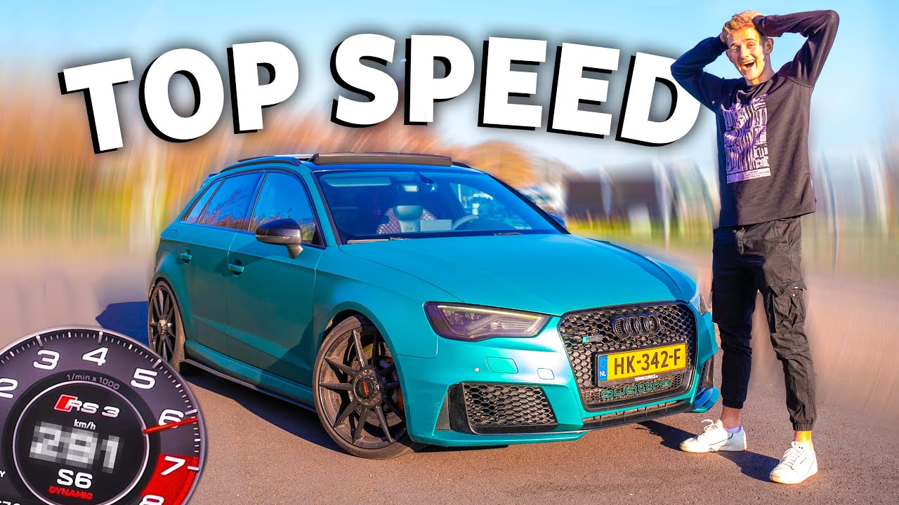 TOPSNELHEID VAN MIJN RS3 RIJDEN! (Duitsland) | #479