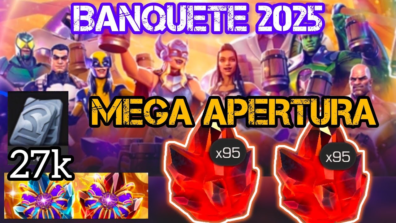 LO GASTO TODO | BANQUETE 2025 SUPER MEGA APERTURA | 27K RUNAS