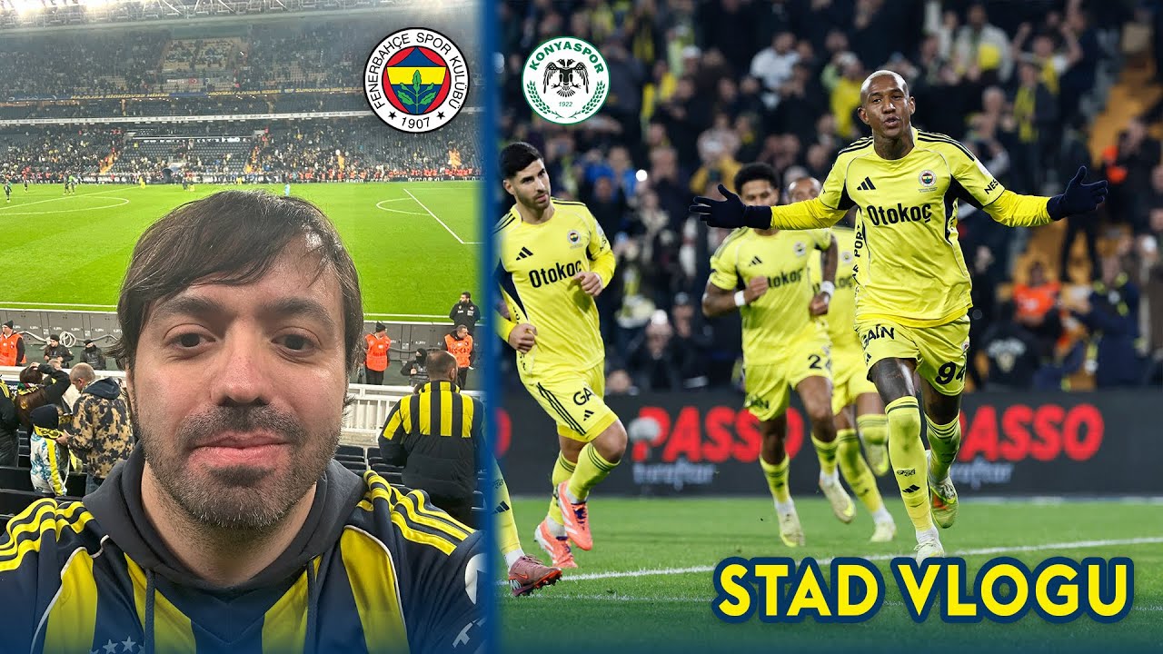 Prime Talisca Geri Döndü! | Fenerbahçe 4 - 0 Konyaspor | Stadyum Vlogu