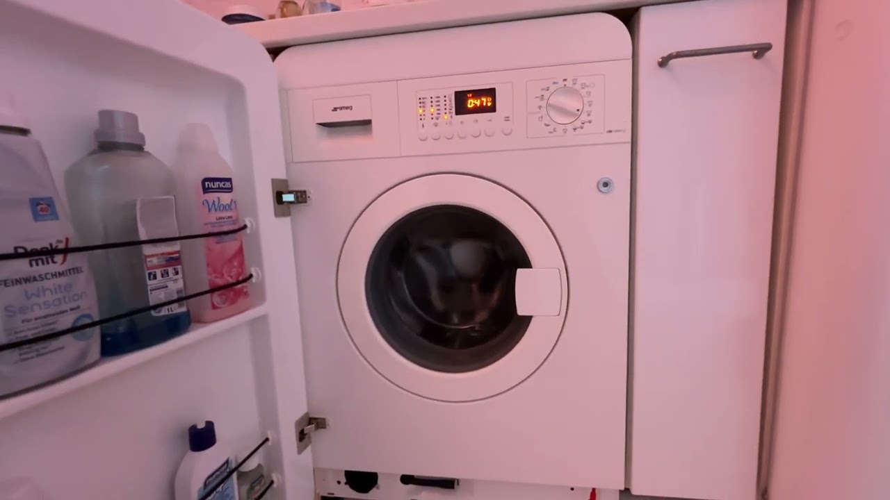 MAȘINĂ DE SPĂLAT RUFE INCORPORABILĂ ❌ SMEG LBB14WH-2