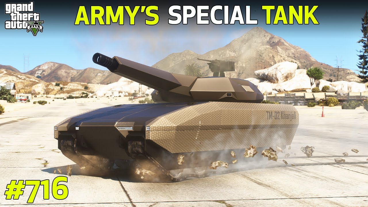 GTA 5 : POWERFUL TANK OF ARMY | GTA 5 GAMEPLAY #716