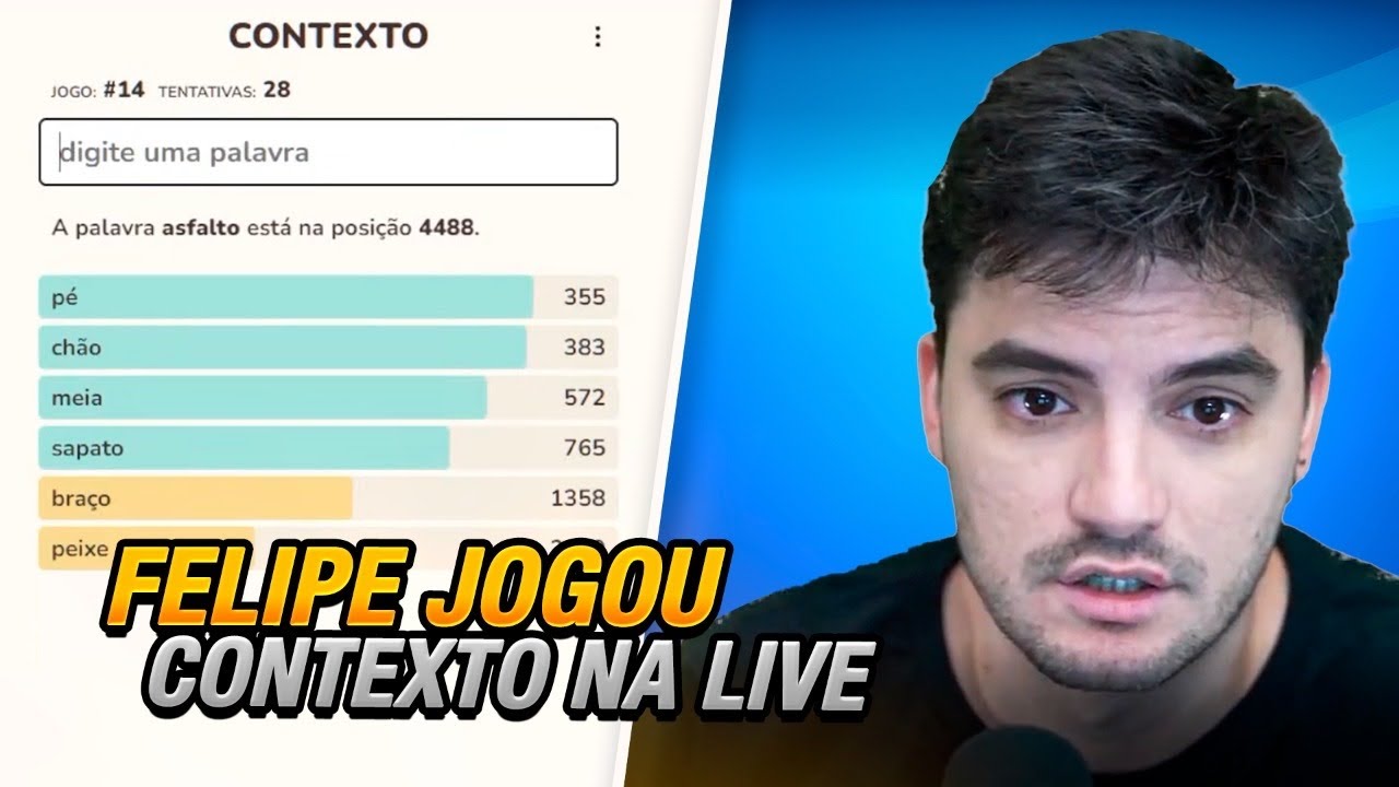 FELIPE NETO JOGOU CONTEXTO NO MEIO DE UMA LIVE | Cortes Netotoso
