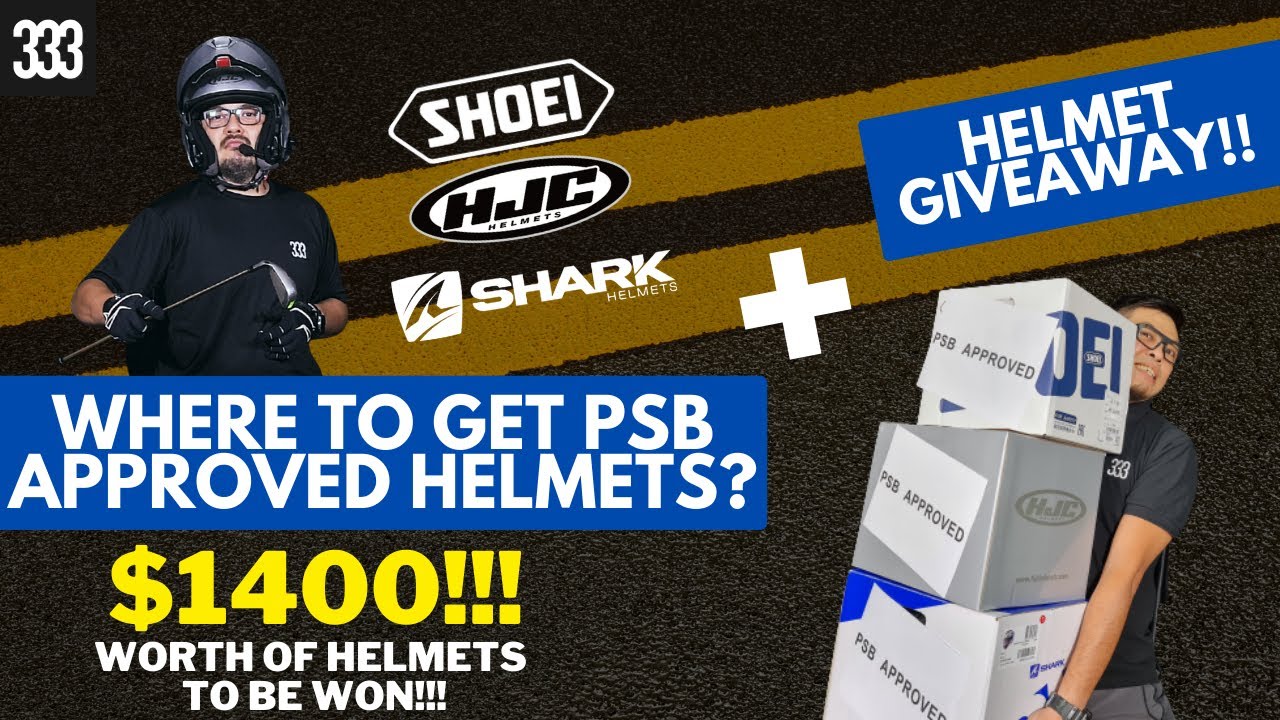 WHERE TO BUY YOUR PSB APPROVED HELMET? | HELMET GIVEAWAY !!!