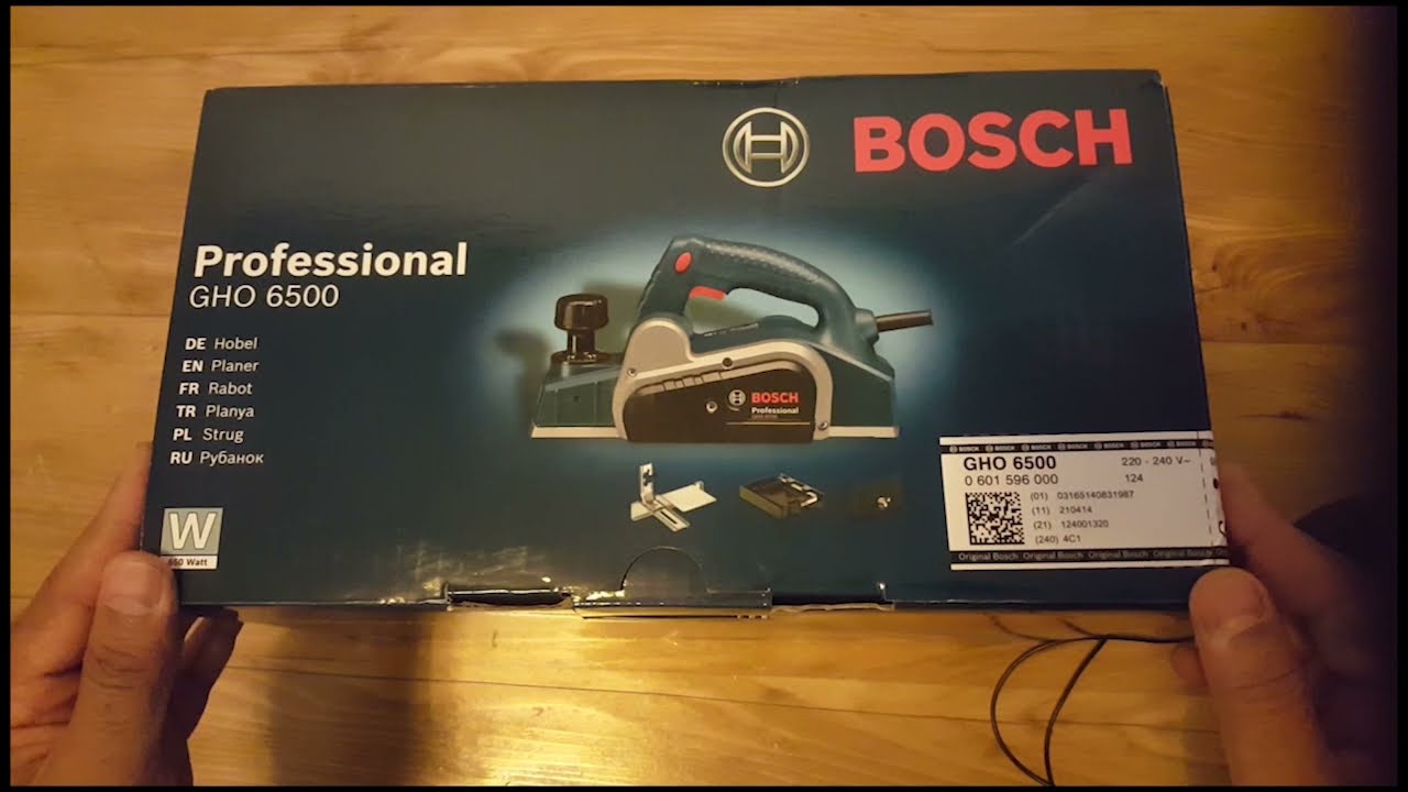 Bosch GHO 6500 Planya kutu açılım ön inceleme