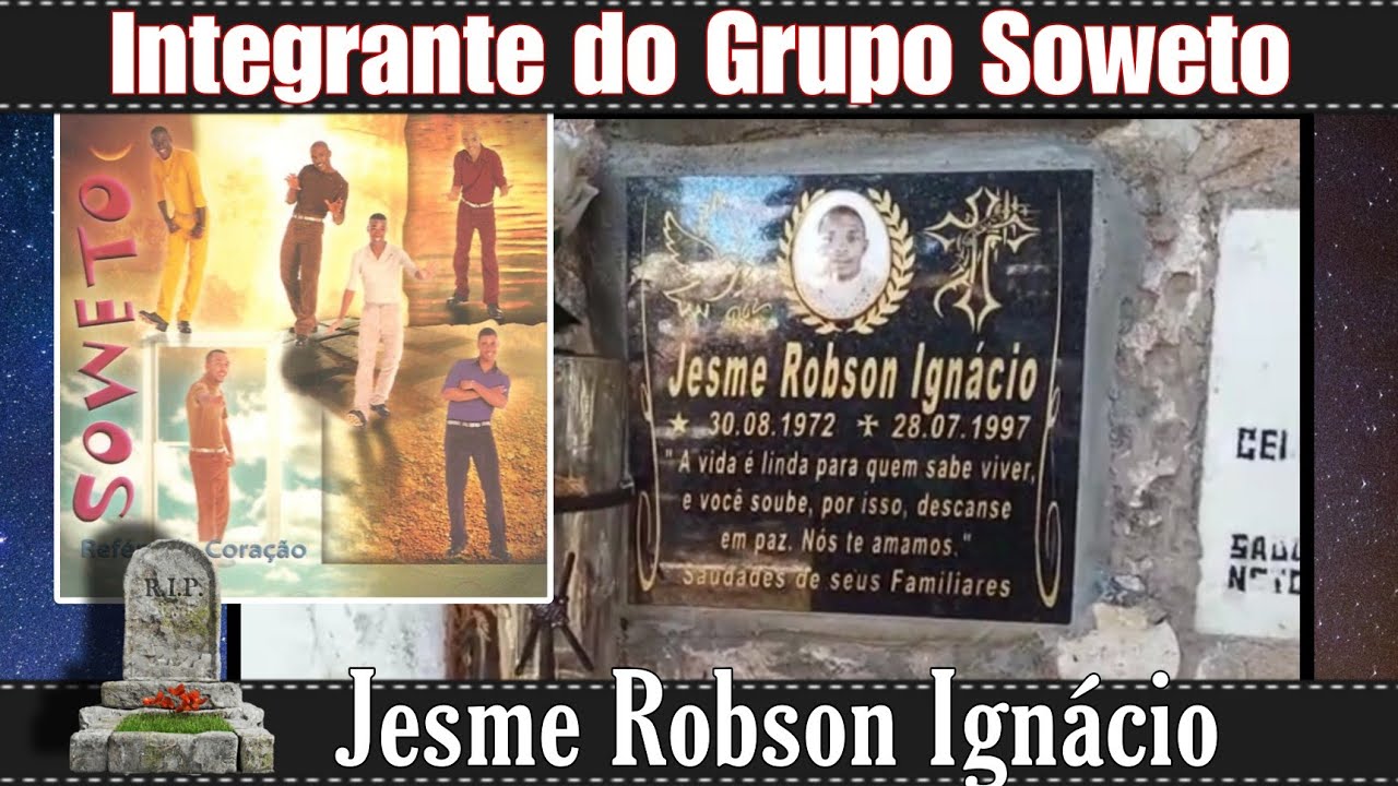 Túmulo de Robson Buiú, integrante do Grupo Soweto | Cemitério Da Saudade.
