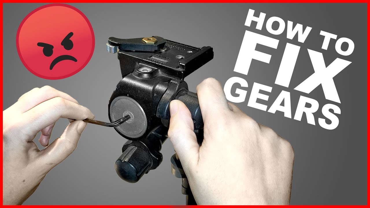 How to fix Manfrotto 410 tripod head loose gears