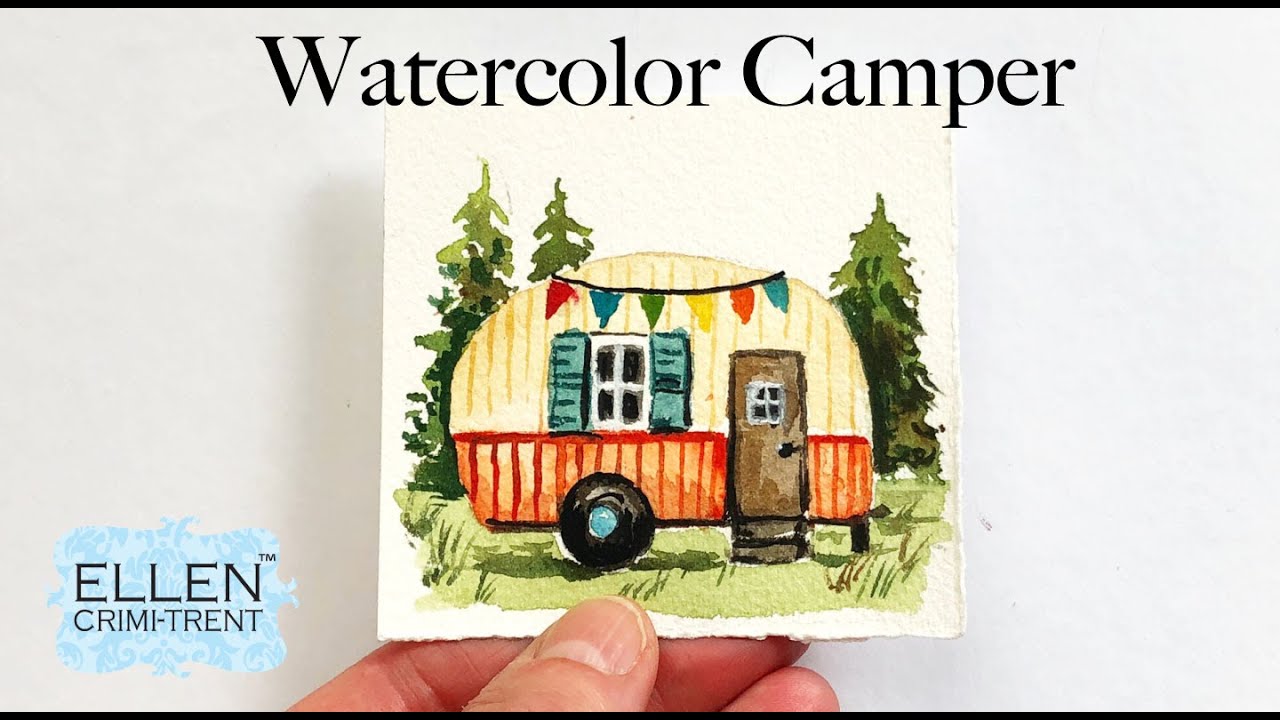 Step by Step Let's Paint: A Camper