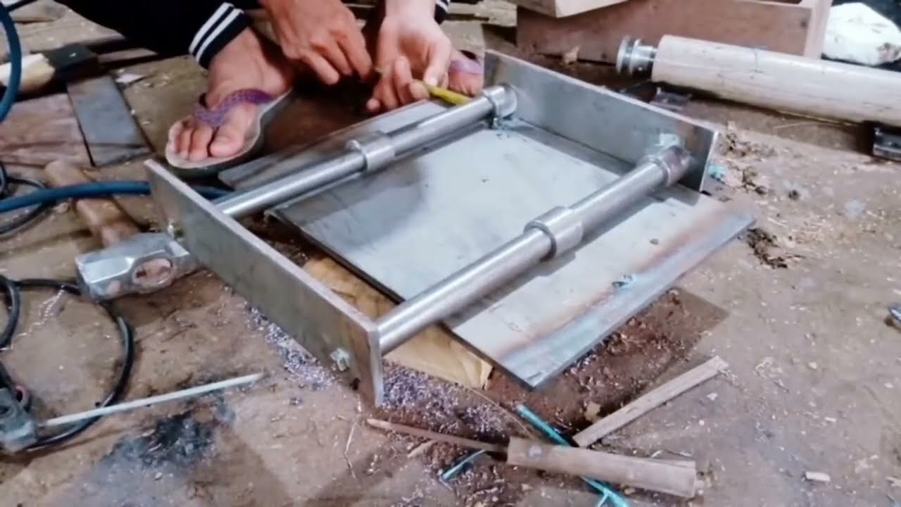 pembuatan dudukan naik turun mesin spindle mesin router duduk diy