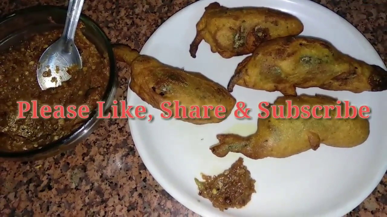 mirchi vada bajji recipe - jodhpuri mirchi vada recipe - mirchi ka vada recipe in hindi
