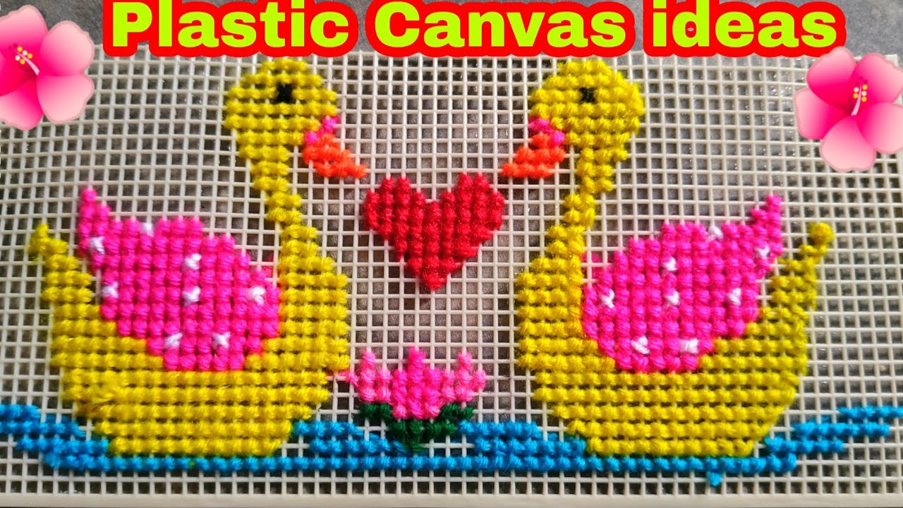 Plastic Canvas Wall Hanging ideas/cross stitch/Duck design