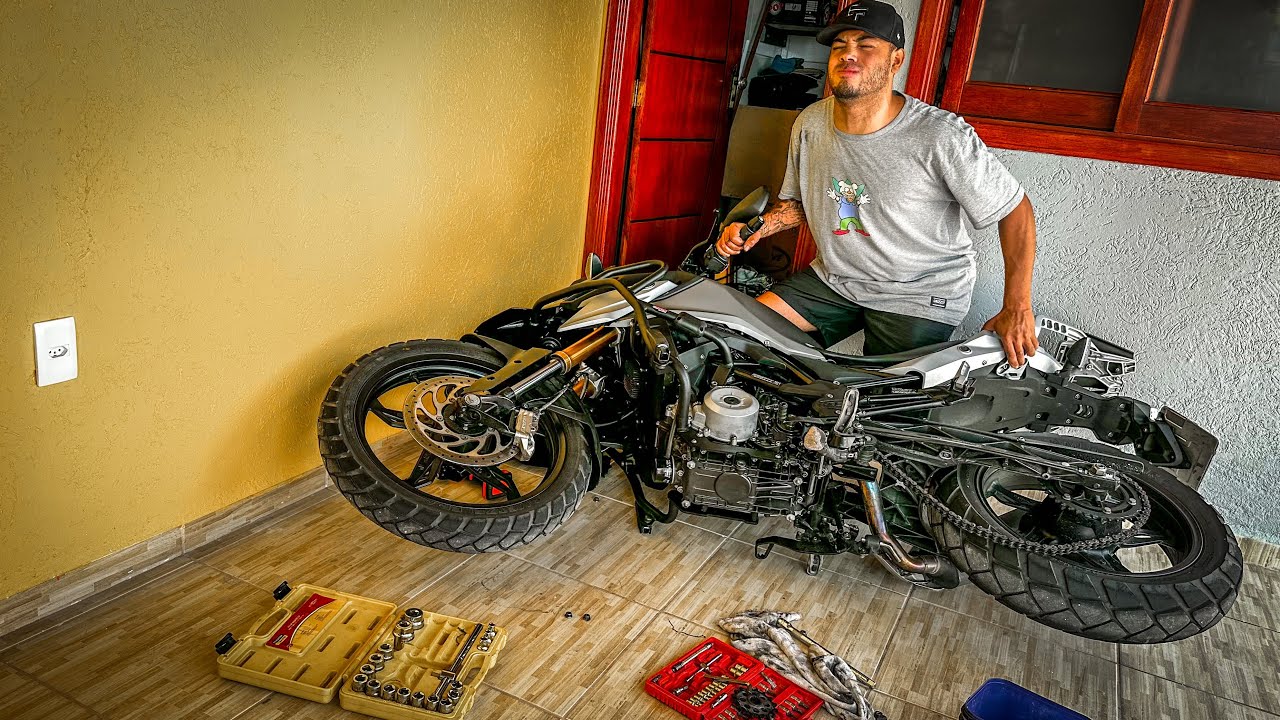 DEU RUIM COM A BMW 310 GS, PROBLEMA NO MOTOR