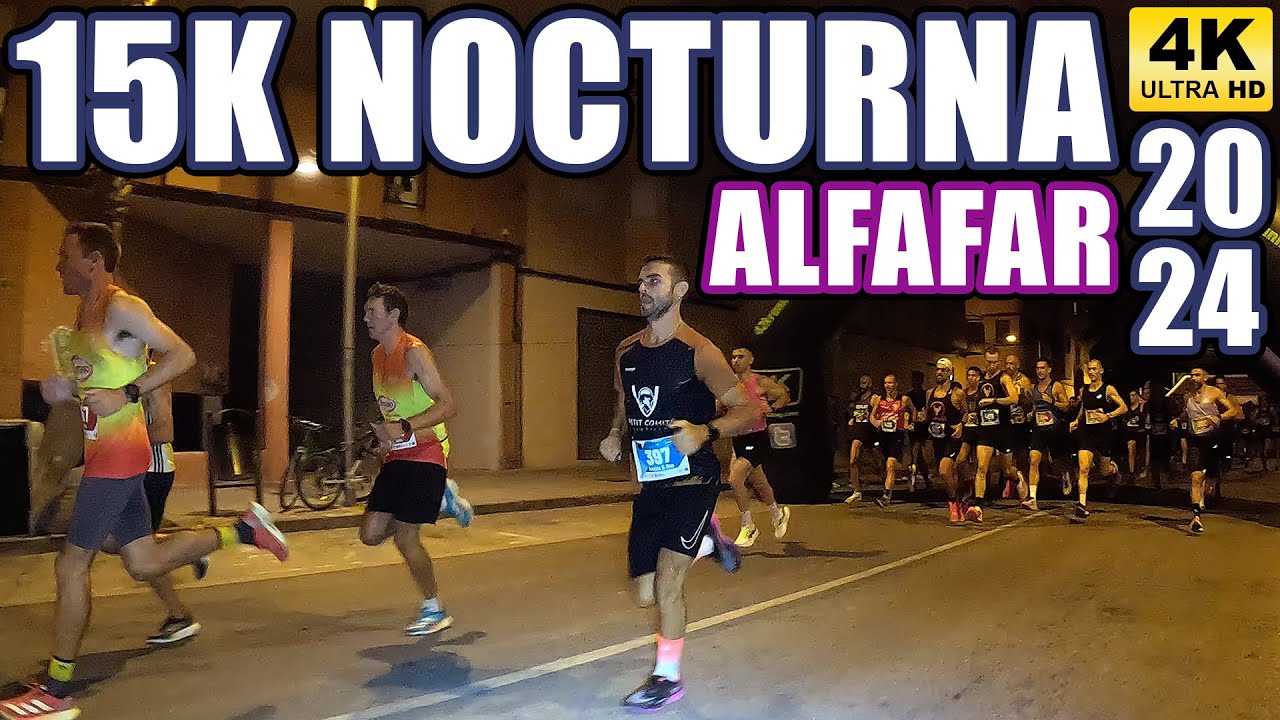 15K NOCTURNA ALFAFAR VALENCIA 2024 CLASIFICACIÓN 🏆 DESDE DENTRO DEL RECORRIDO | CIRCUITO ALBUFERA