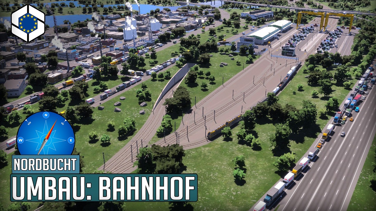 Wir optimieren und bauen den kompletten G&uuml;terbahnhof um in Cities Skylines 2 | Nordbucht 183