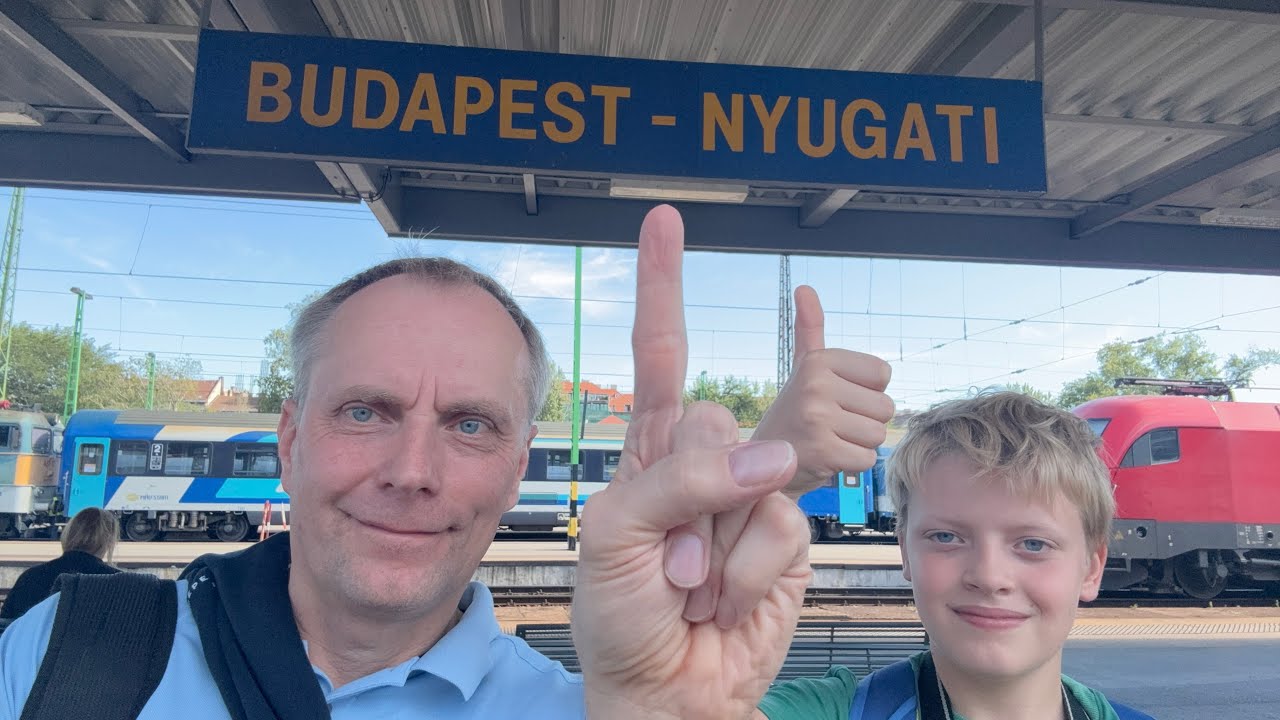 Budpaeszt Nyugati cz 3 Dworzec, ciekawe lokomotywy i rumuńskie składy.