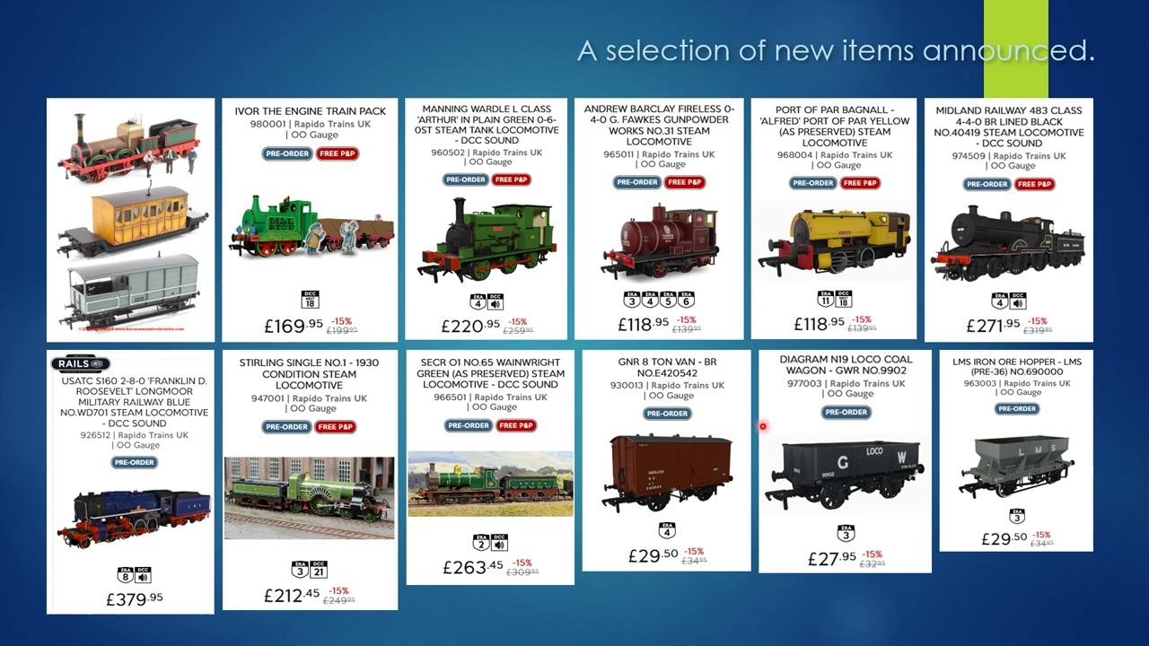 MOLG November 2024 New Model Railway Products Introduction