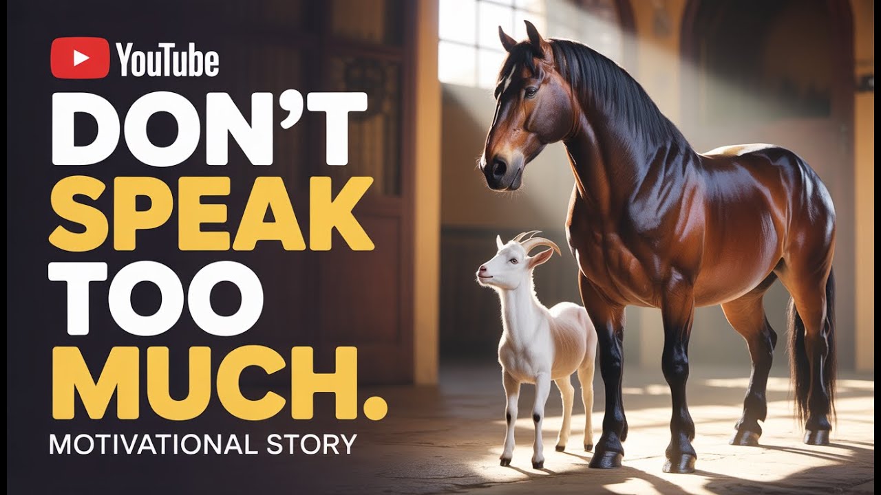 The Goat Who Saved the Horse | A Powerful Moral Story About Silence & Wisdom