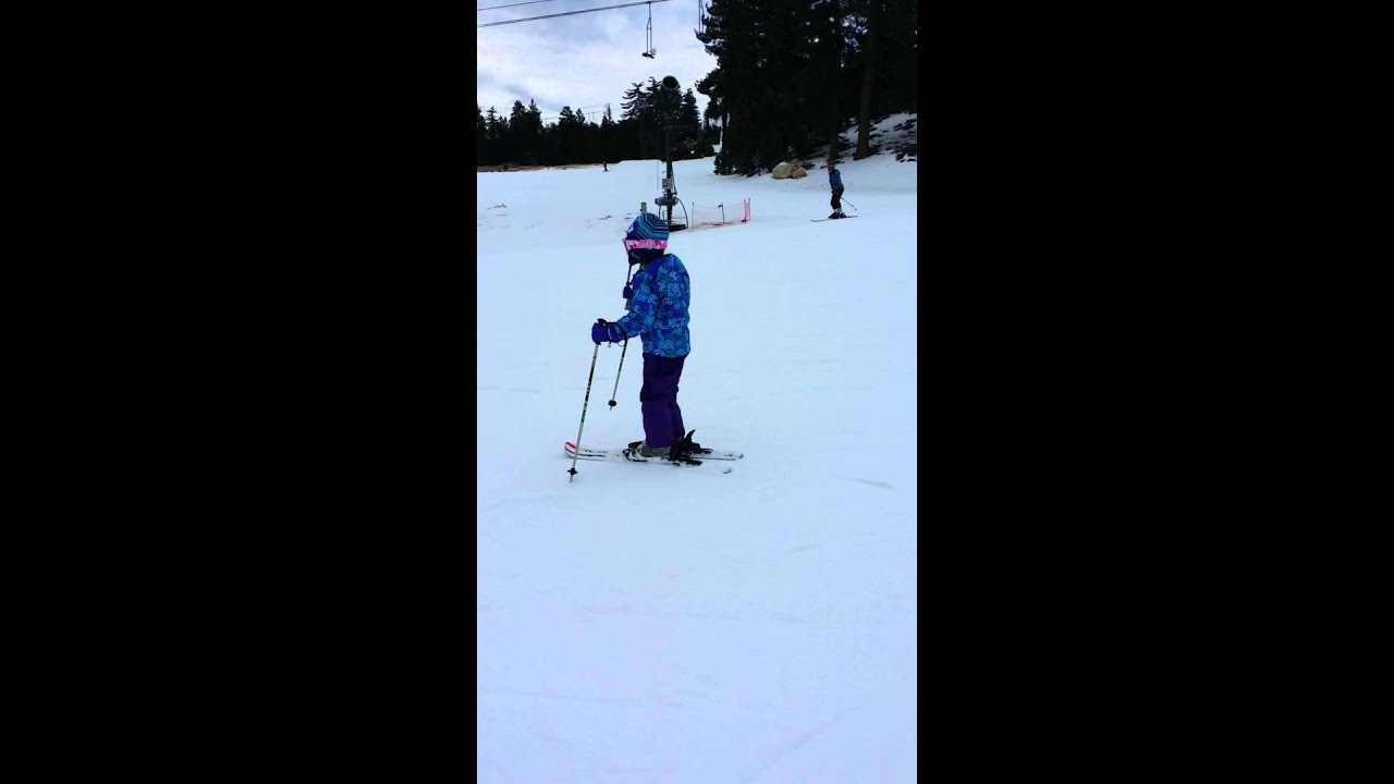 Faith's First Skiing Lesson at Snow Valley