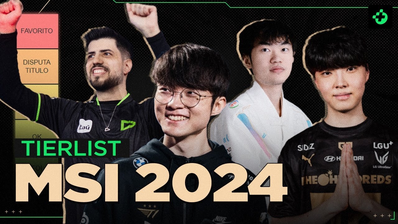 OS FAVORITOS DO MSI 2024 - Tierlist