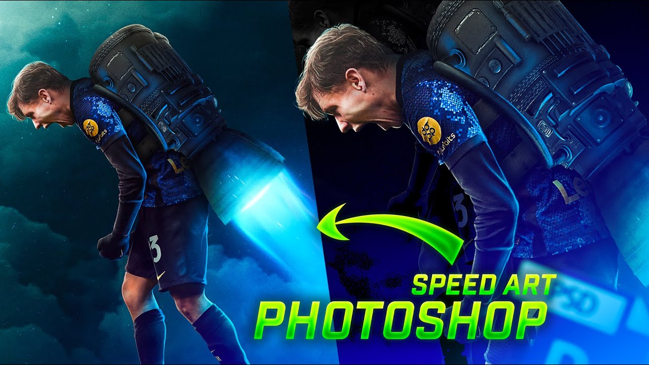 How to Create a Professional Football Poster | SPEED ART | Road to 20k | @ArkaGD
