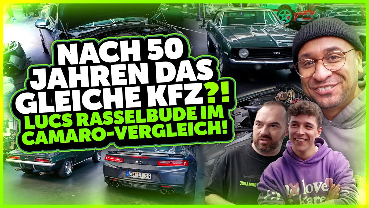 JP Performance - Nach 50 Jahren das gleiche Kfz?! Lucs Rasselbude im Camaro-Vergleich!