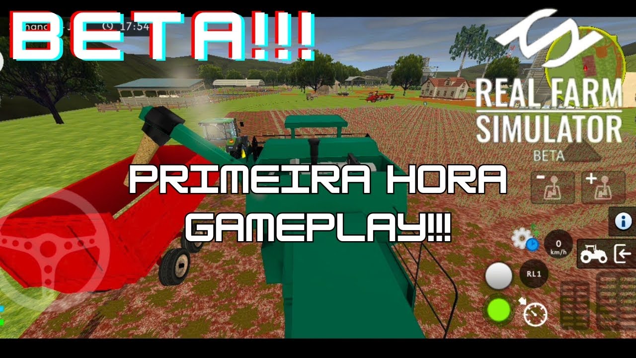 REAL FARM SIMULATOR SAIU A BETA!! PRIMEIRA HORA GAMEPLAY 🤠