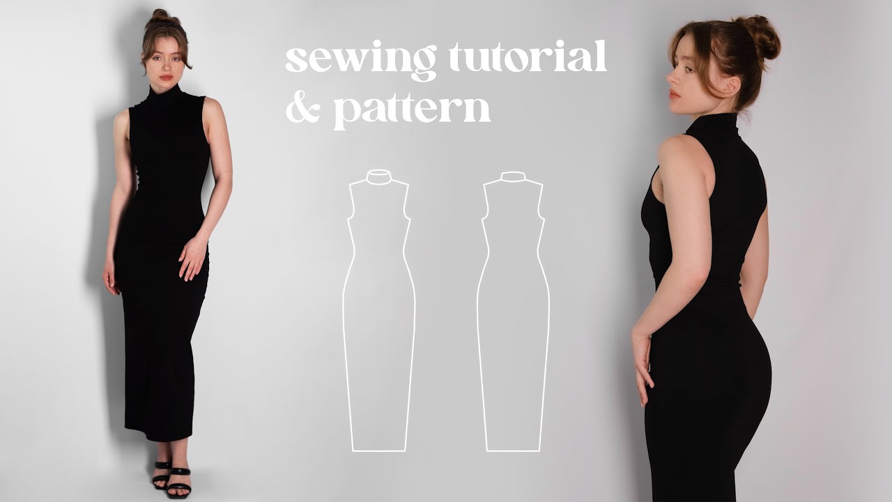 DIY Mock Neck Dress | Pattern & Sewing Tutorial