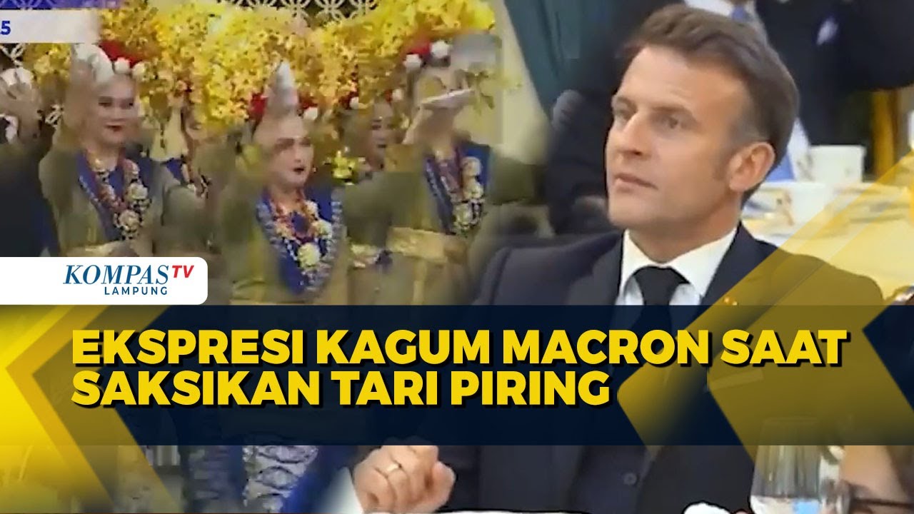 Macron Disambut Meriah, Tari Piring Hibur di Jamuan Makan Bersama Prabowo